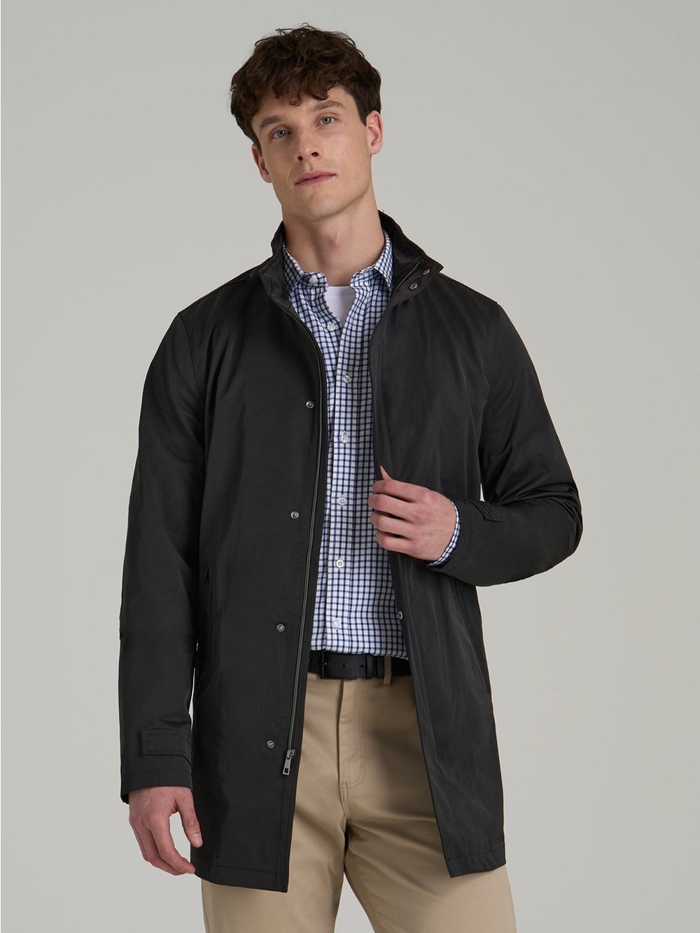 NWT | Sold Out Online| American Tall Zip Trench Coat for Tall Men Size 2XL